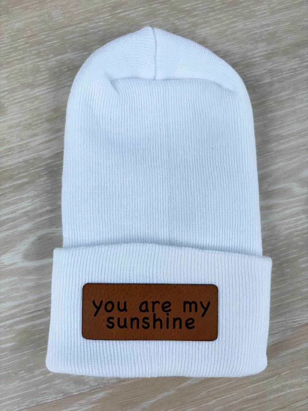 You Are My Sunshine Newborn Engraved Beanie 0-3 Months Baby Infant Hospital Hat